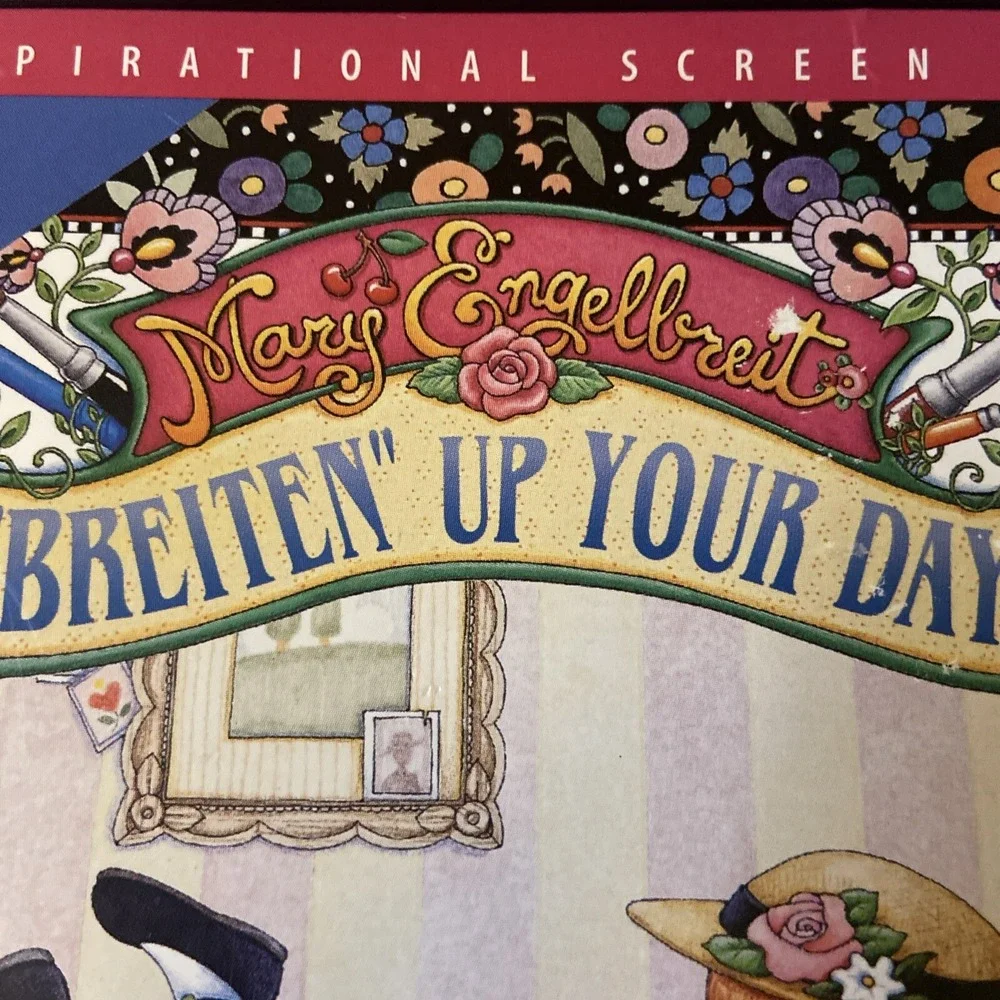 Mary Englebreit CD Rom Computer Screen Saver Breiten Up‎ Your Day 2000 Rare Art